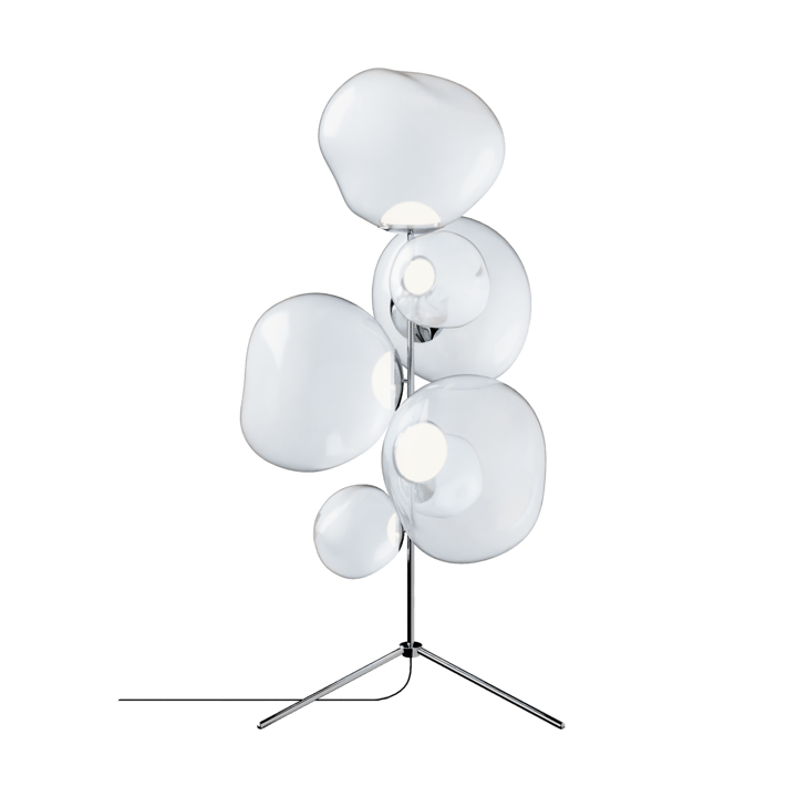 Melt Chandelier φωτιστικό δαπέδου LED 175 cm - Opal-silver - Tom Dixon