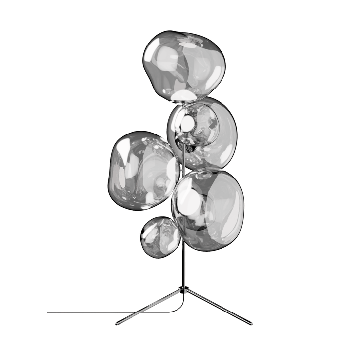 Melt Chandelier φωτιστικό δαπέδου LED 175 cm - Silver - Tom Dixon