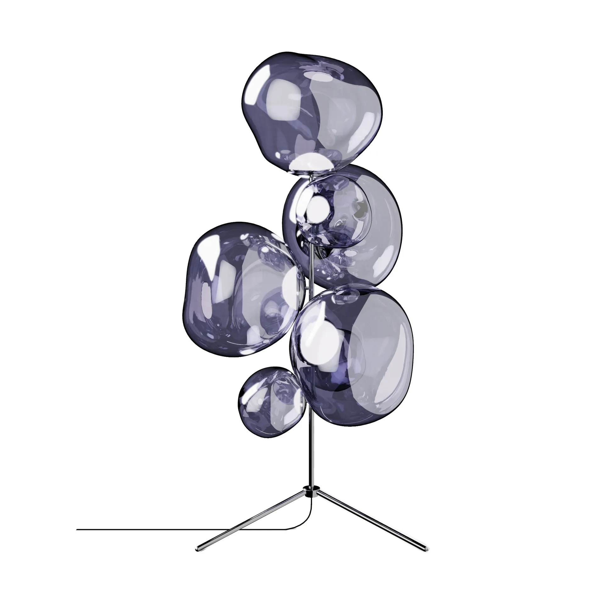 Melt Chandelier φωτιστικό δαπέδου LED 175 cm, Smoke Tom Dixon