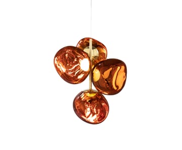 Melt Chandelier mini πολυέλαιος LED 63,4 cm - Copper - Tom Dixon