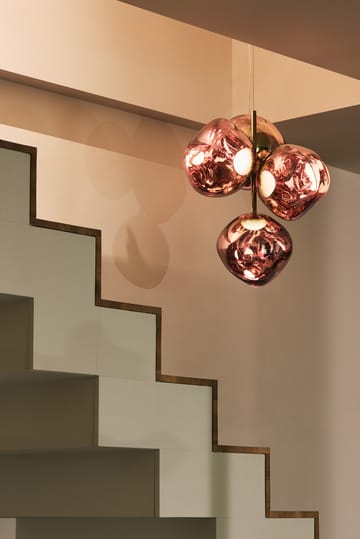 Melt Chandelier mini πολυέλαιος LED 63,4 cm - Copper - Tom Dixon