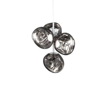 Melt Chandelier mini πολυέλαιος LED 63,4 cm - Silver - Tom Dixon