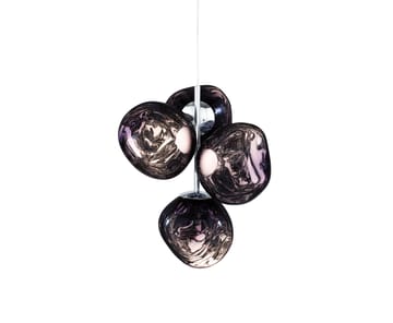 Melt Chandelier mini πολυέλαιος LED 63,4 cm - Smoke - Tom Dixon