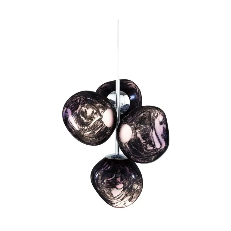 Melt Chandelier small πολυέλαιος LED 103 cm, Smoke Tom Dixon