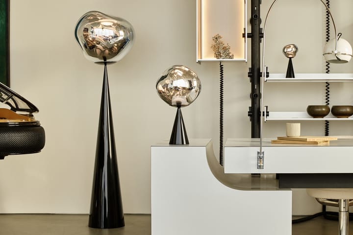 Melt Cone fat επιδαπέδιο φωτιστικό LED 174,5 εκ., Silver Tom Dixon
