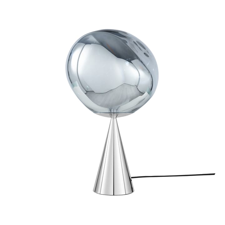 Melt Cone fat επιτραπέζιο φωτιστικό LED 46,5 cm - Silver-silver - Tom Dixon