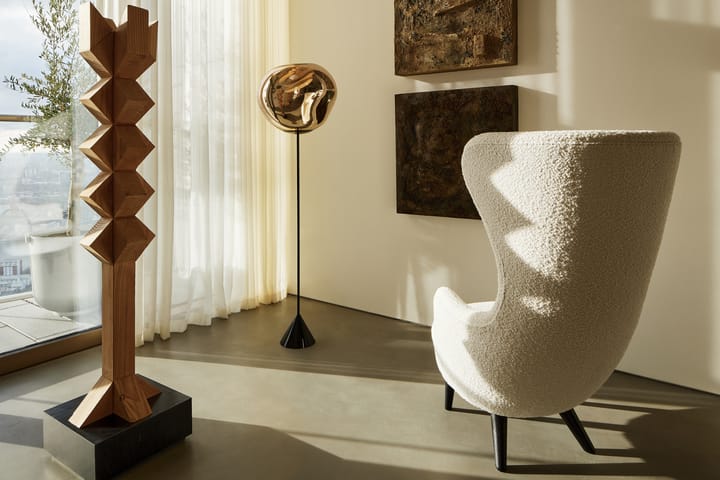 Melt Cone slim επιδαπέδιο φωτιστικό LED 180 cm, Gold Tom Dixon