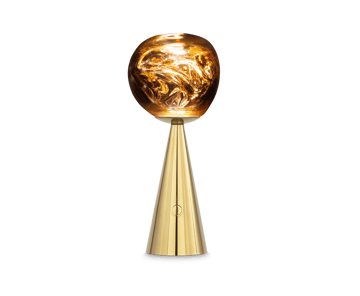 Φορητό επιτραπέζιο φωτιστικό Melt - Gold - Tom Dixon