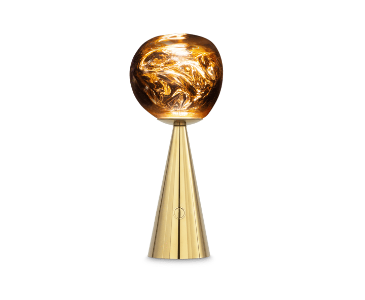 Φορητό επιτραπέζιο φωτιστικό Melt, Gold Tom Dixon