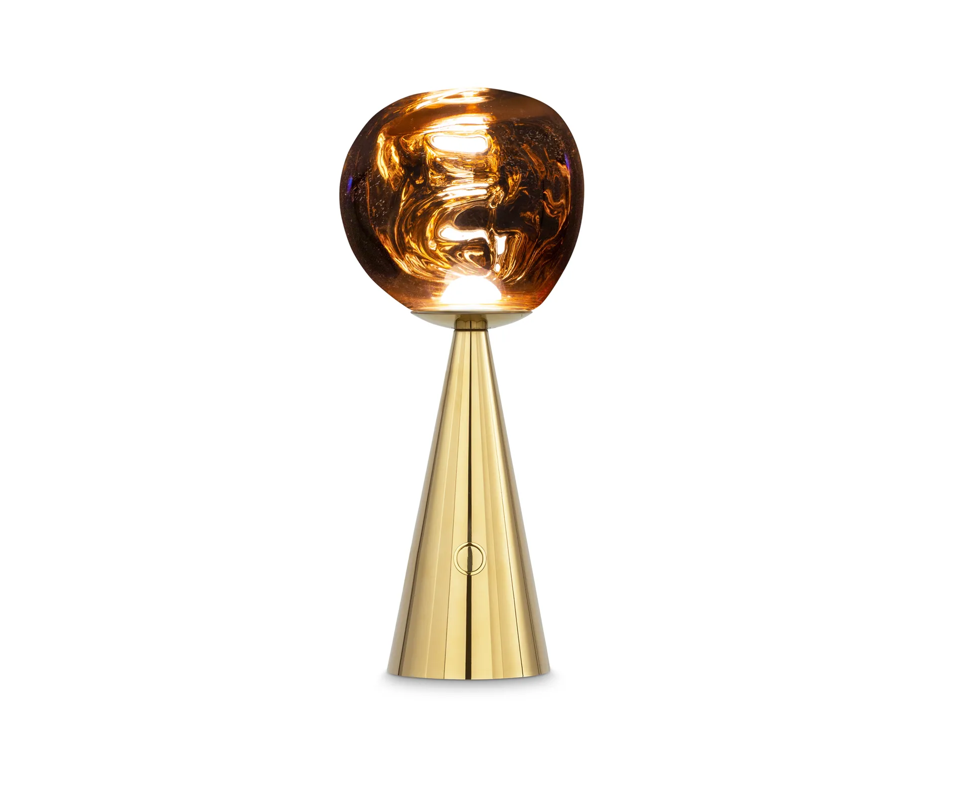 Φορητό επιτραπέζιο φωτιστικό Melt, Gold Tom Dixon