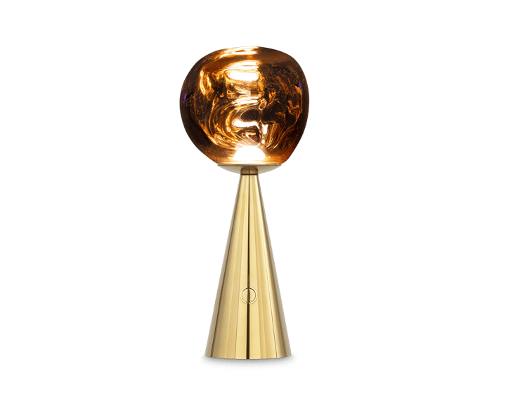Φορητό επιτραπέζιο φωτιστικό Melt, Gold Tom Dixon