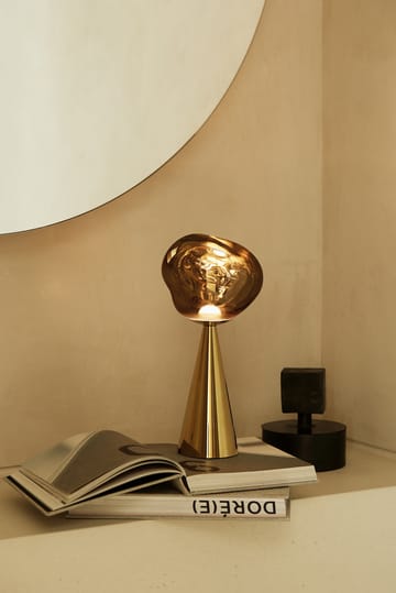 Φορητό επιτραπέζιο φωτιστικό Melt - Gold - Tom Dixon