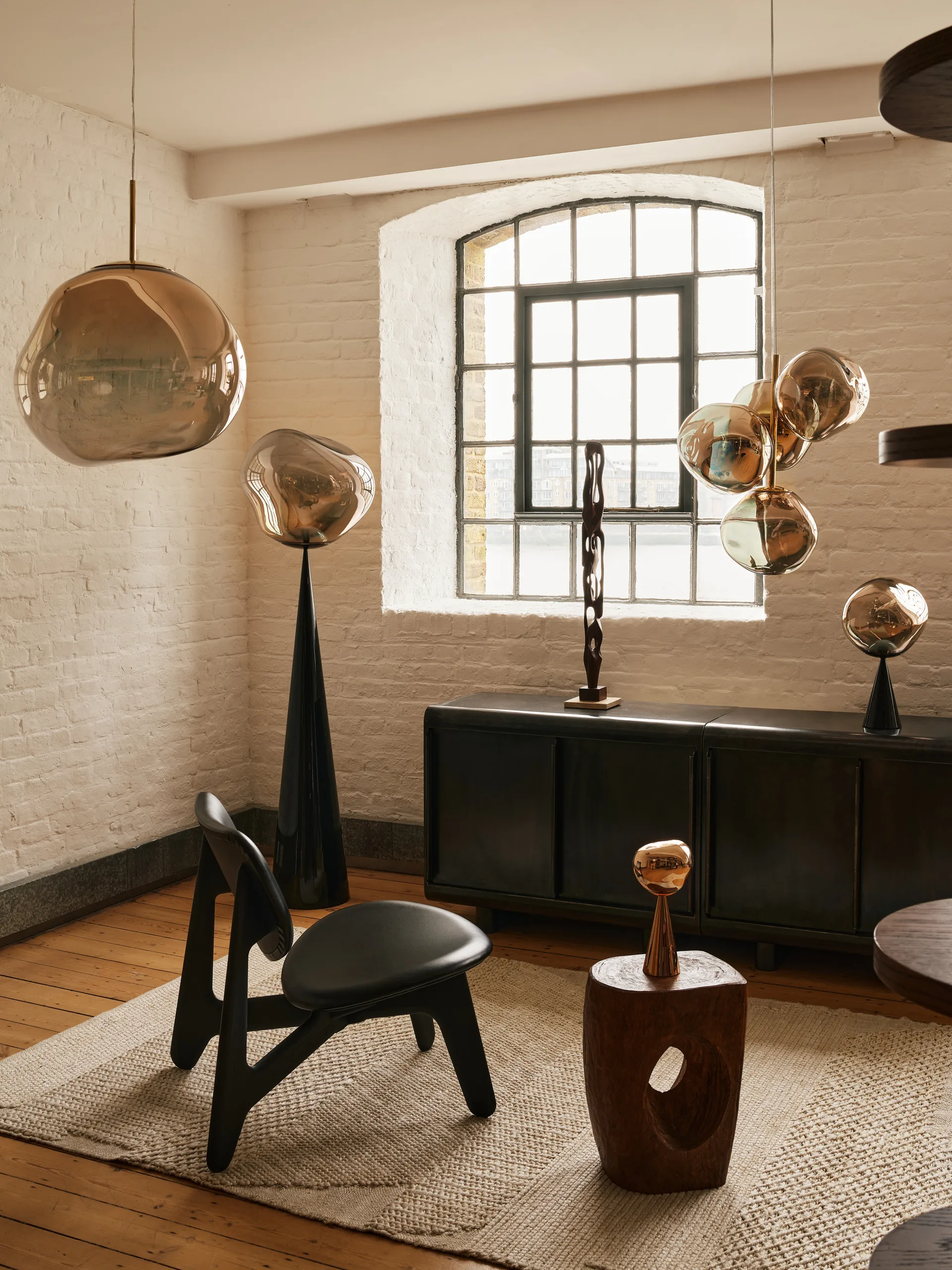 Melt φορητό επιτραπέζιο φωτιστικό LED 28.5 cm, Bronze Tom Dixon