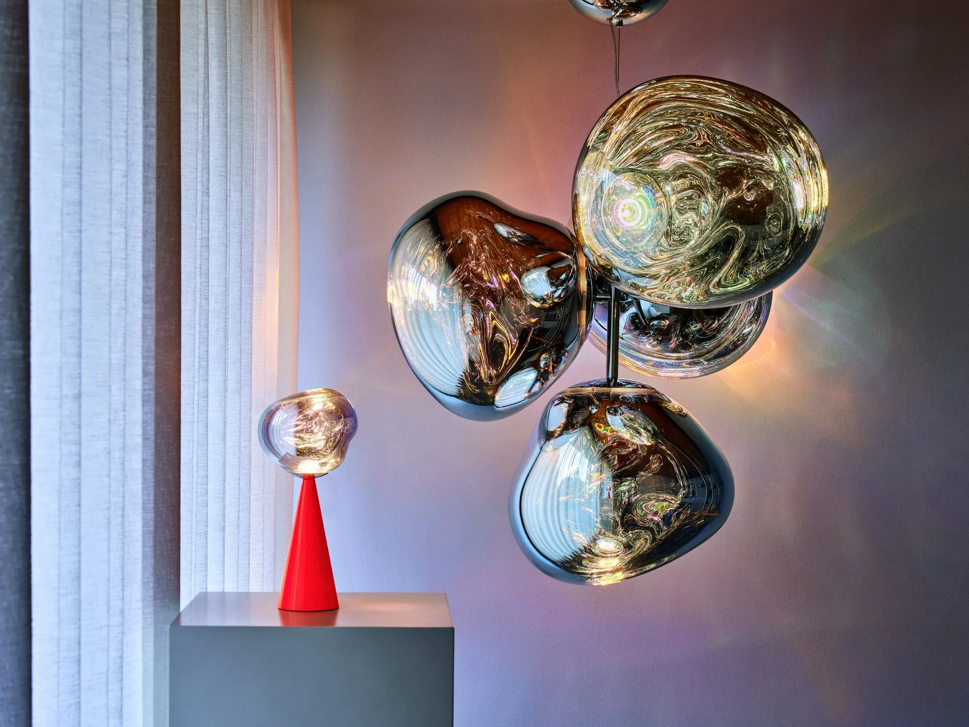 Melt φορητό επιτραπέζιο φωτιστικό LED 28.5 cm, Fluoro Tom Dixon