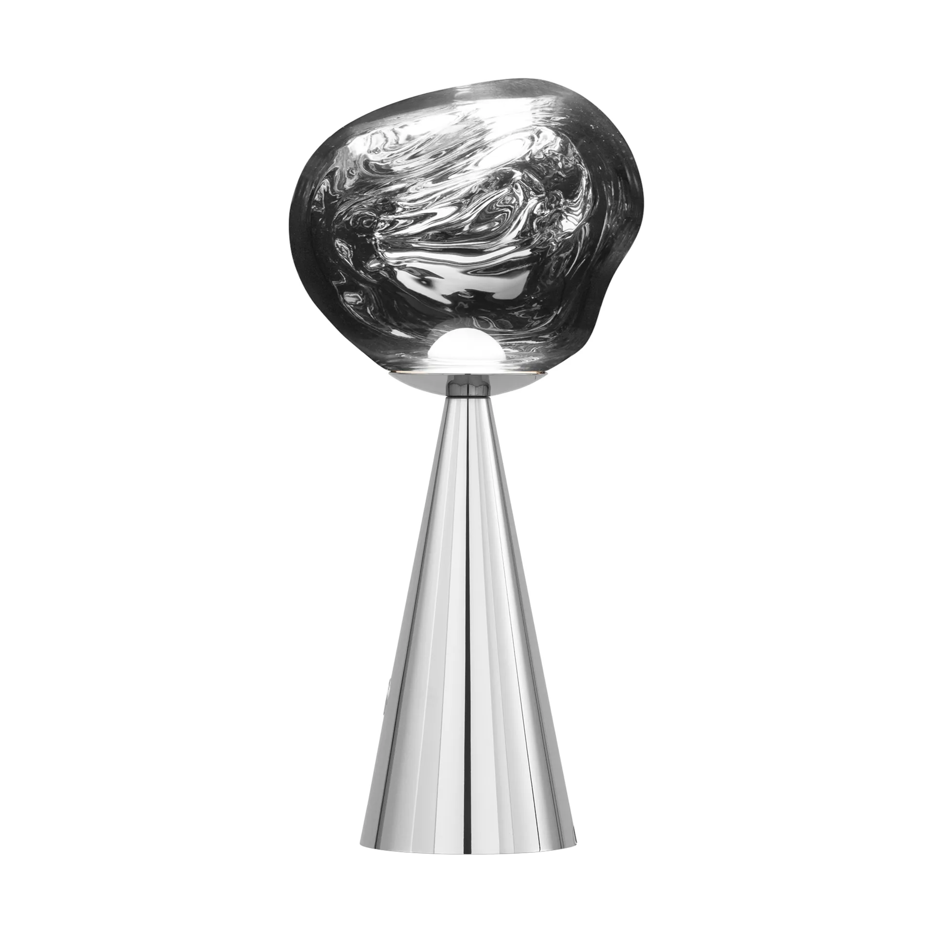 Melt φορητό επιτραπέζιο φωτιστικό LED 28.5 cm, Silver Tom Dixon