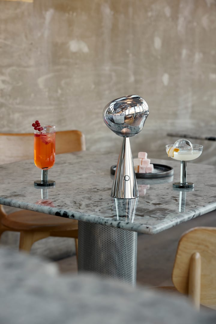 Melt φορητό επιτραπέζιο φωτιστικό LED 28.5 cm, Silver Tom Dixon