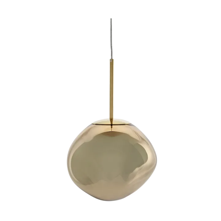 Melt κρεμαστό φωτιστικό LED - Bronze, mini 27x28 cm - Tom Dixon