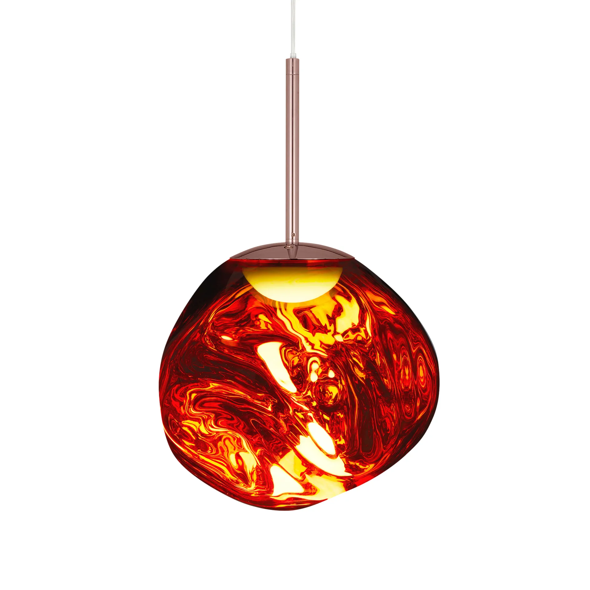 Melt κρεμαστό φωτιστικό LED, Copper, mini 27x28 cm Tom Dixon
