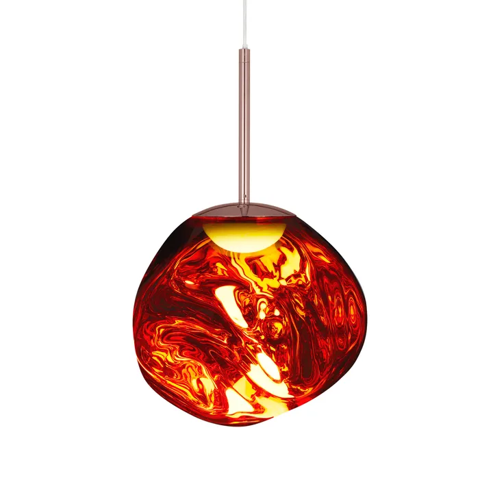 Melt κρεμαστό φωτιστικό LED - Copper, mini 27x28 cm - Tom Dixon