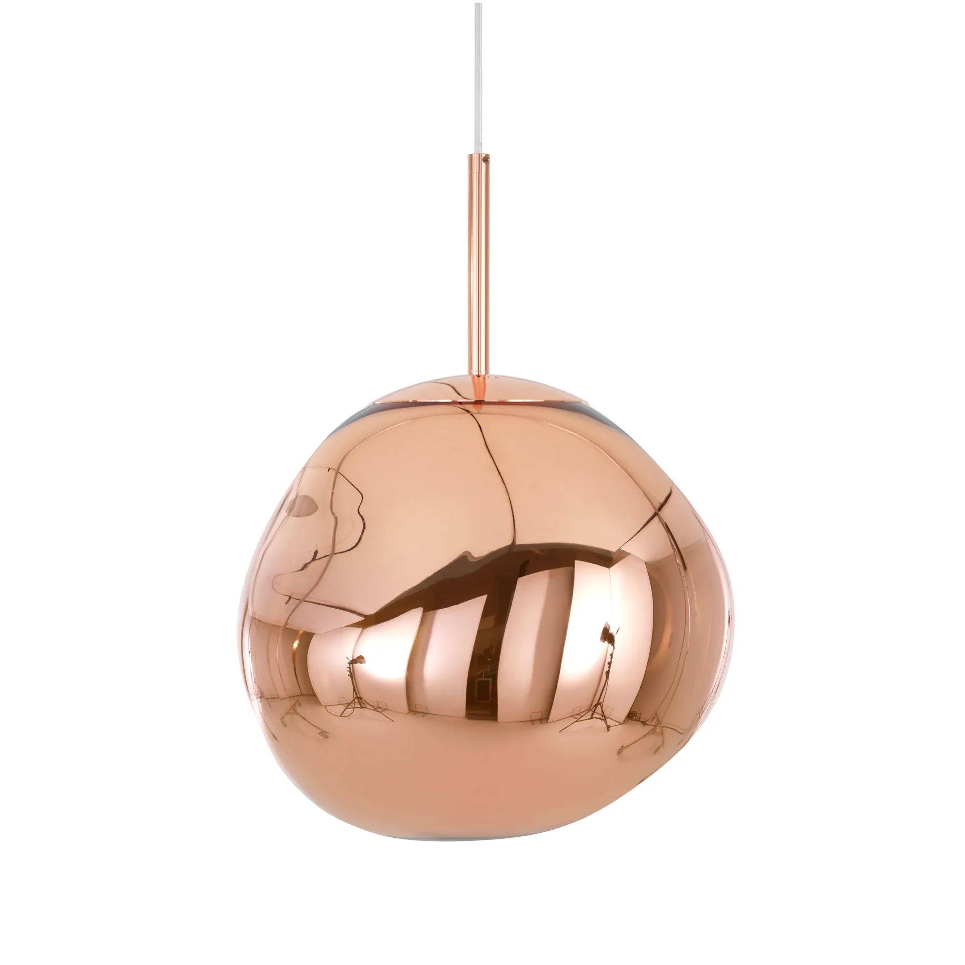 Melt κρεμαστό φωτιστικό LED, Copper, mini 27x28 cm Tom Dixon