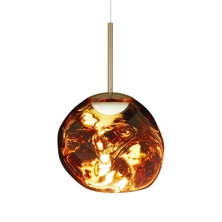 Melt κρεμαστό φωτιστικό LED - Gold, mini 27x28 cm - Tom Dixon