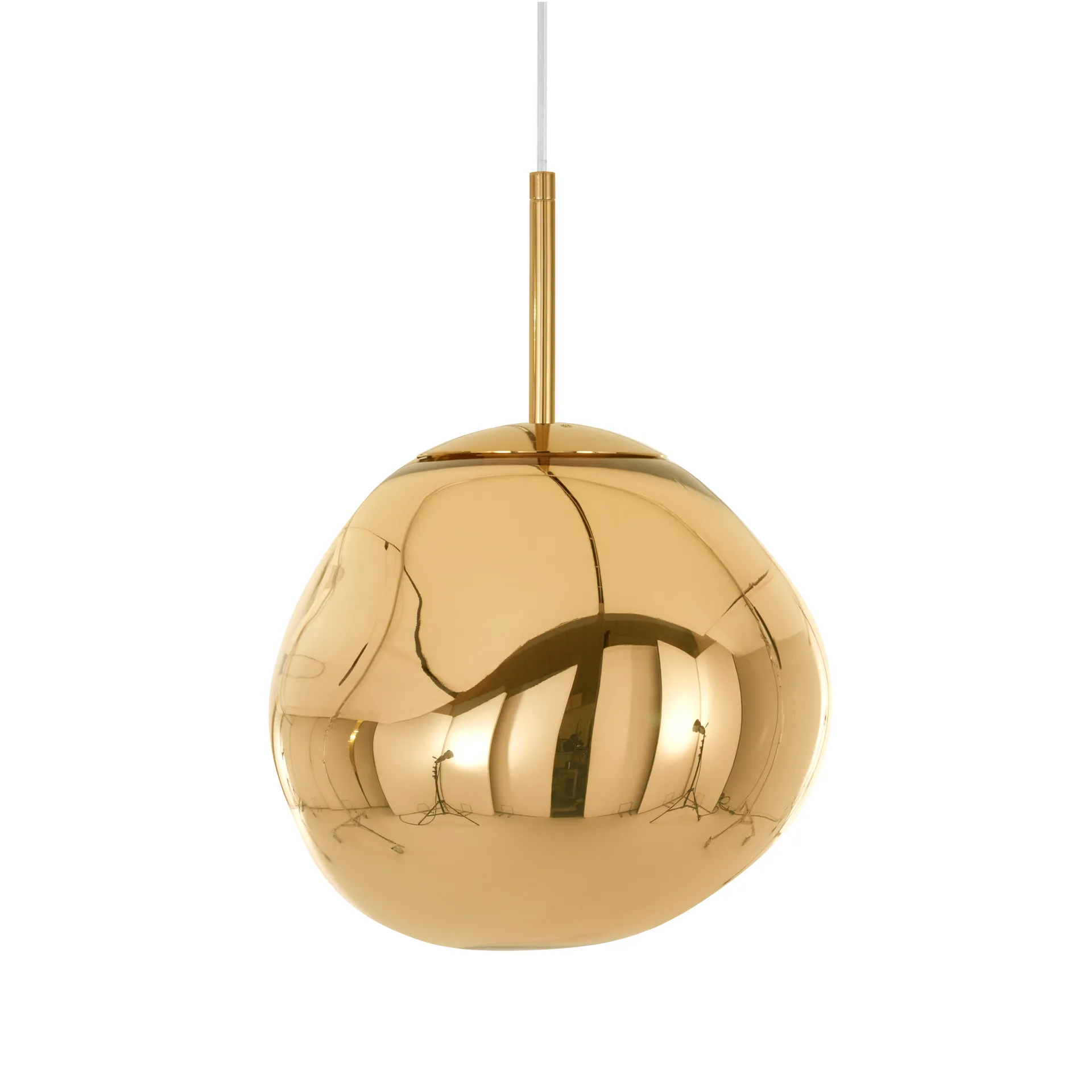 Melt κρεμαστό φωτιστικό LED, Gold, mini 27x28 cm Tom Dixon