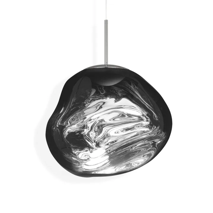 Melt κρεμαστό φωτιστικό LED - Χρώμιο, medium 50x50 cm - Tom Dixon