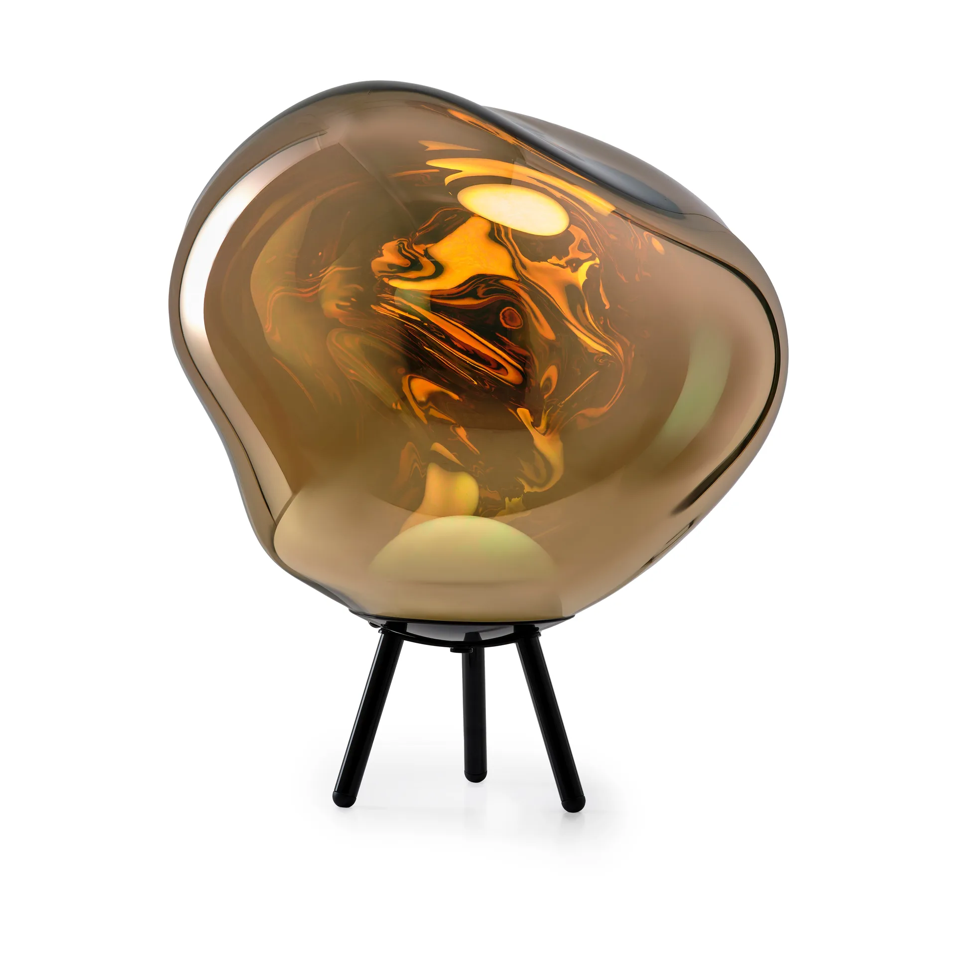 Melt Portable LED Large επιδαπέδιο φωτιστικό, Gold Tom Dixon
