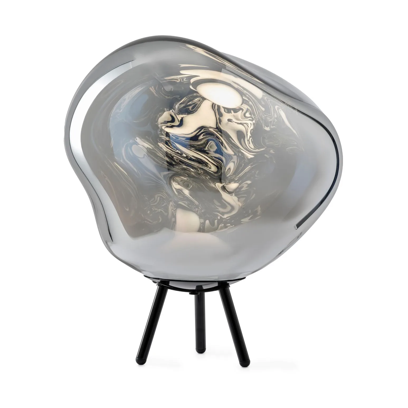 Melt Portable LED Large επιδαπέδιο φωτιστικό, Silver Tom Dixon