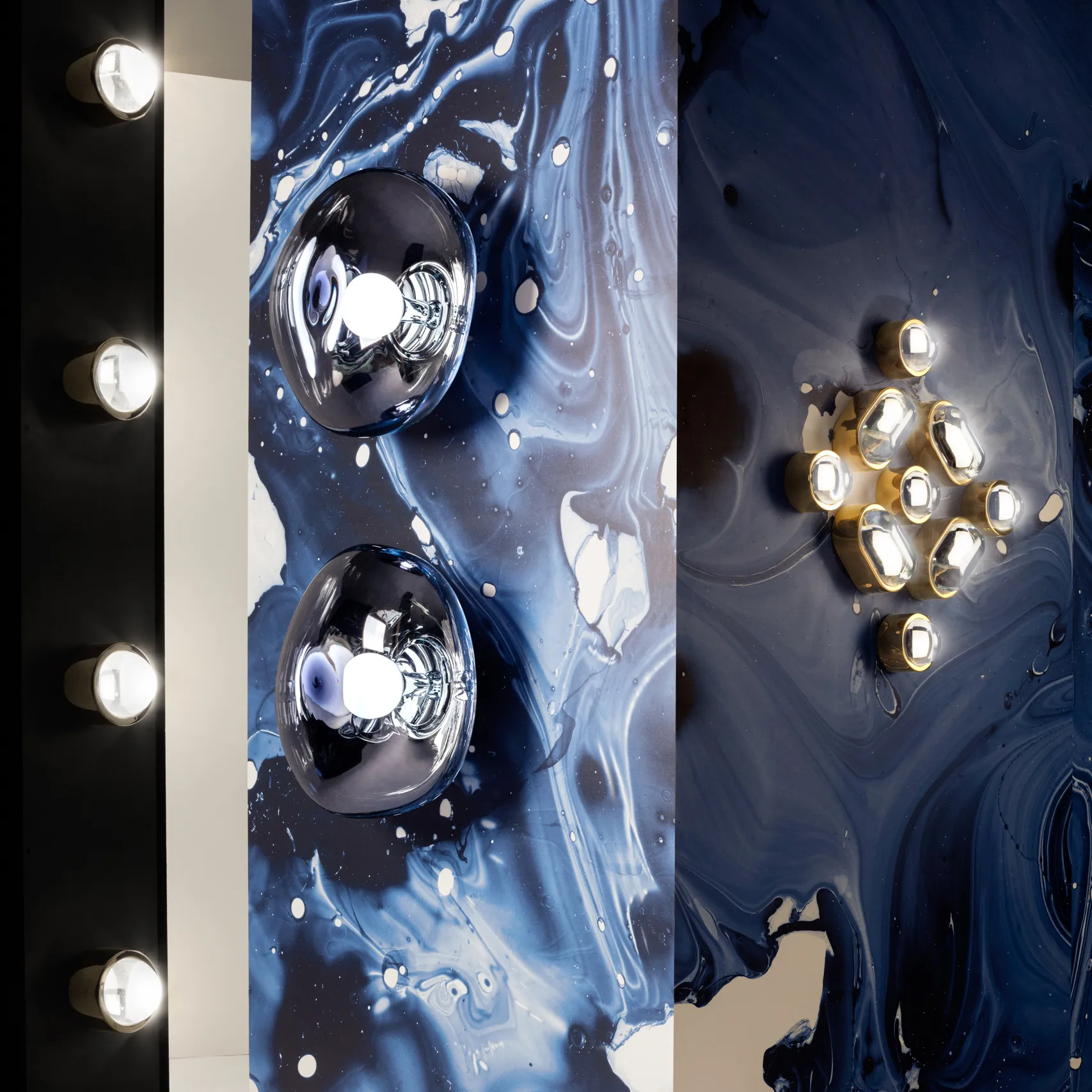 Melt Surface φωτιστικό LED τοίχου/οροφής, Smoke Tom Dixon