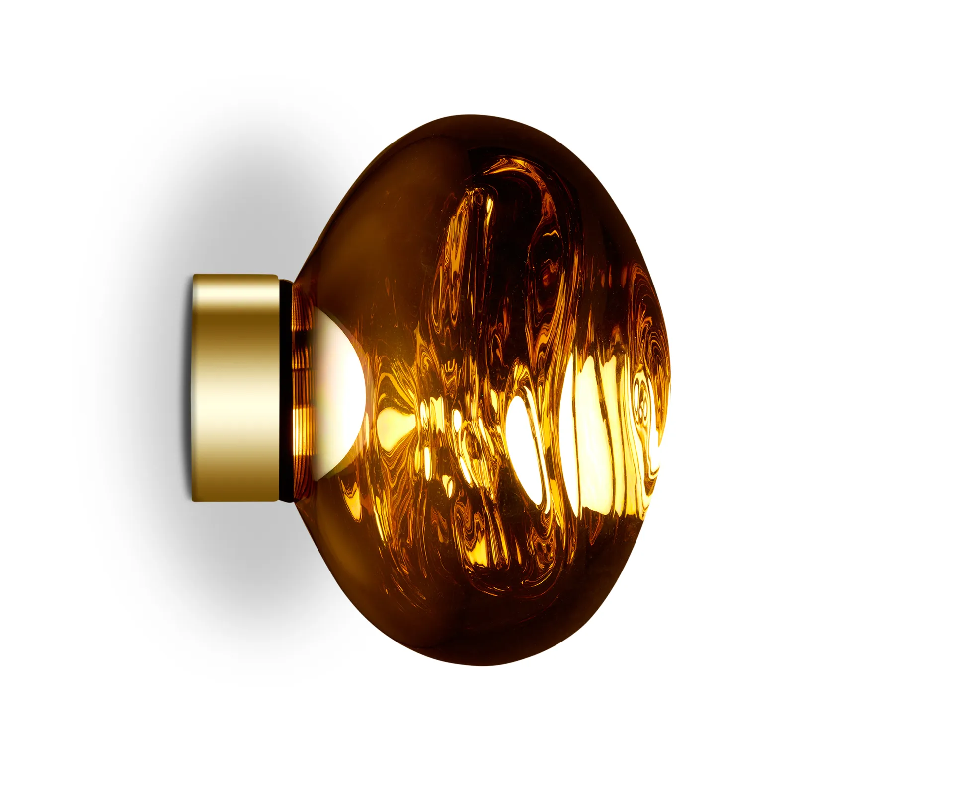 Melt Surface mini επιτοίχιο φωτιστικό LED 30 cm, Gold Tom Dixon