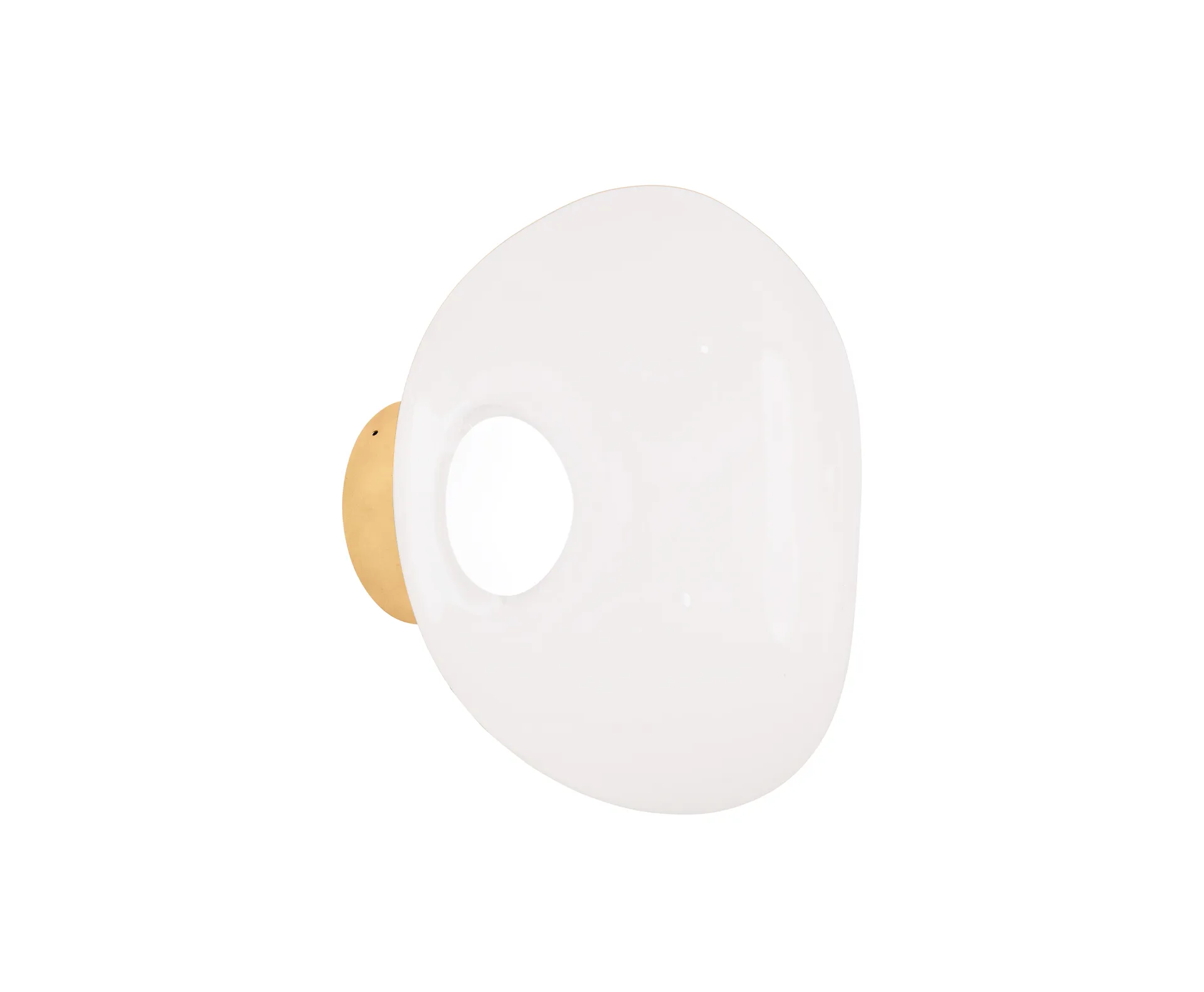 Melt Surface mini επιτοίχιο φωτιστικό LED 30 cm, Opal-gold Tom Dixon