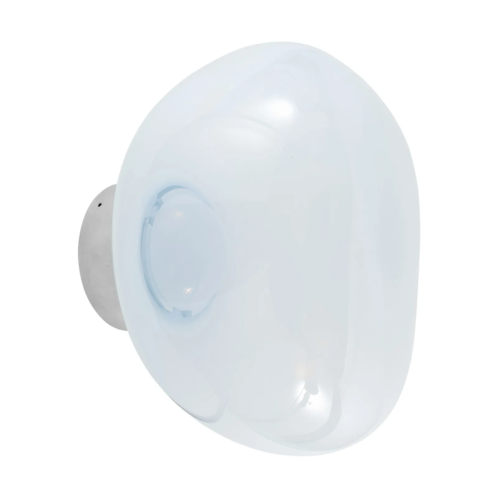 Melt Surface mini επιτοίχιο φωτιστικό LED 30 cm, Opal-silver Tom Dixon