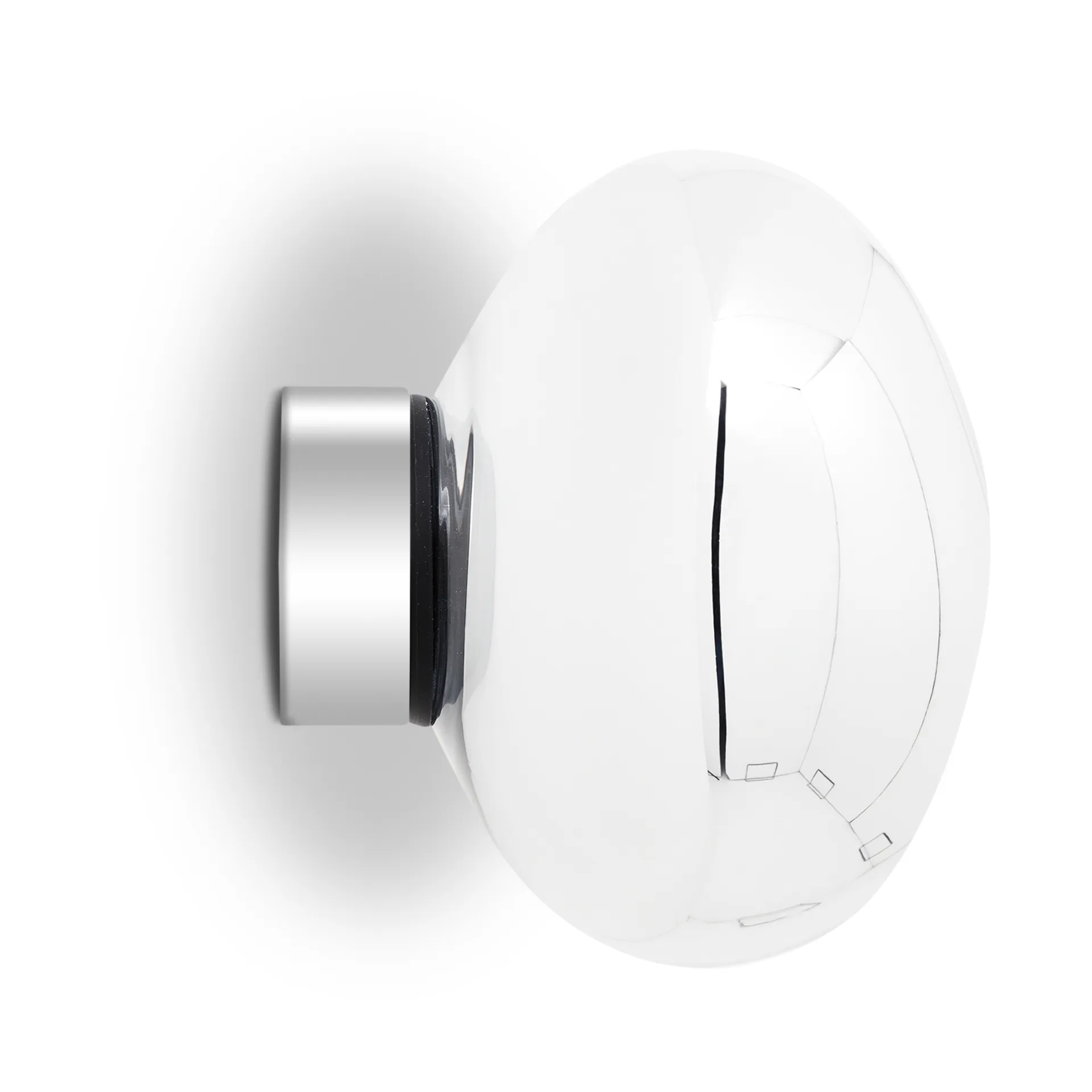 Melt Surface mini επιτοίχιο φωτιστικό LED 30 cm, Silver Tom Dixon