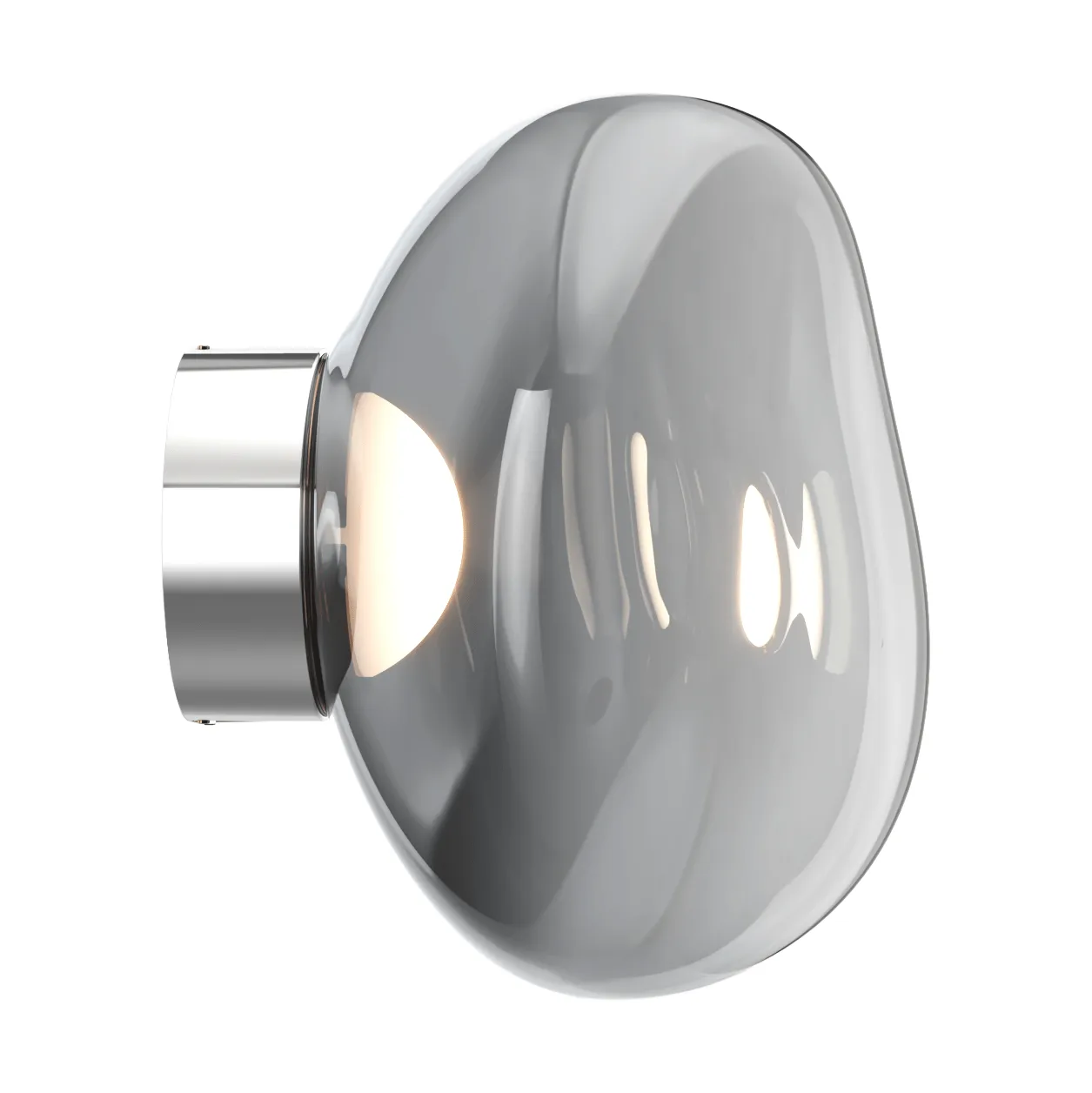 Melt Surface mini επιτοίχιο φωτιστικό LED 30 cm, Νικέλιο Tom Dixon