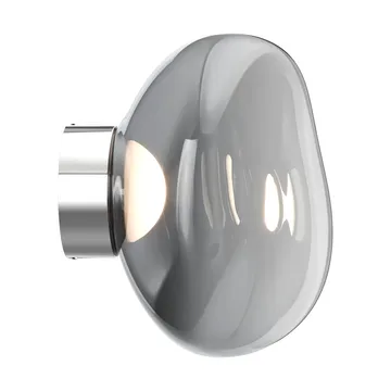 Melt Surface mini επιτοίχιο φωτιστικό LED 30 cm - Νικέλιο - Tom Dixon