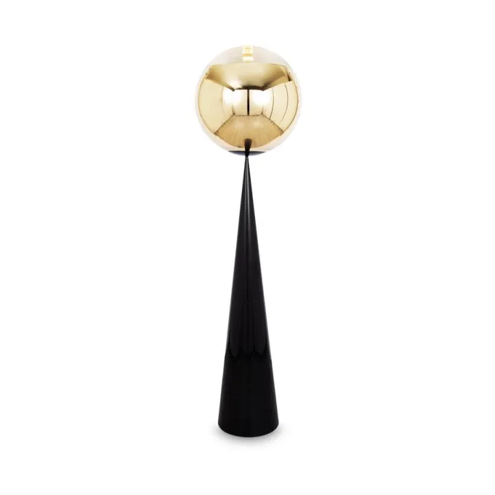 Mirror Ball fat επιδαπέδιο φωτιστικό LED 175,5 cm, Gold Tom Dixon