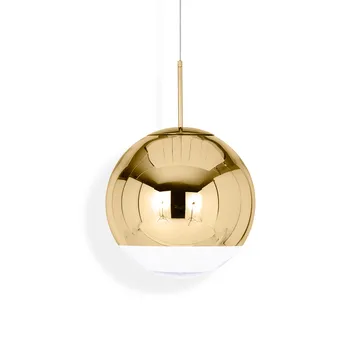 Κρεμαστό φωτιστικό Mirror Ball LED Ø40 cm - Gold - Tom Dixon