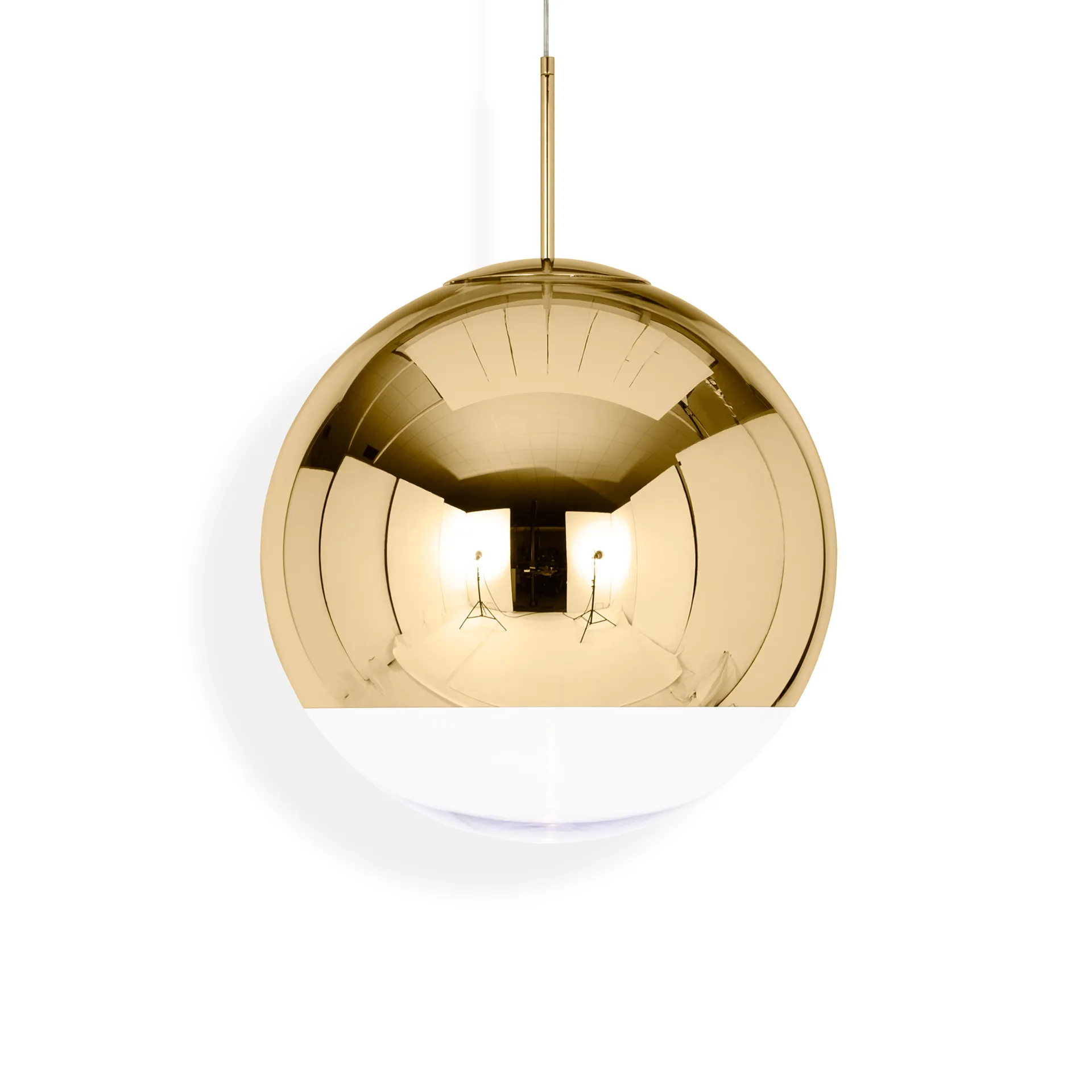 Κρεμαστό φωτιστικό Mirror Ball LED Ø50 cm, Gold Tom Dixon