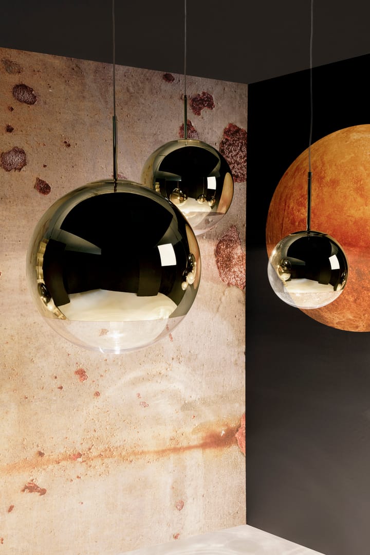 Κρεμαστό φωτιστικό Mirror Ball LED Ø50 cm, Gold Tom Dixon