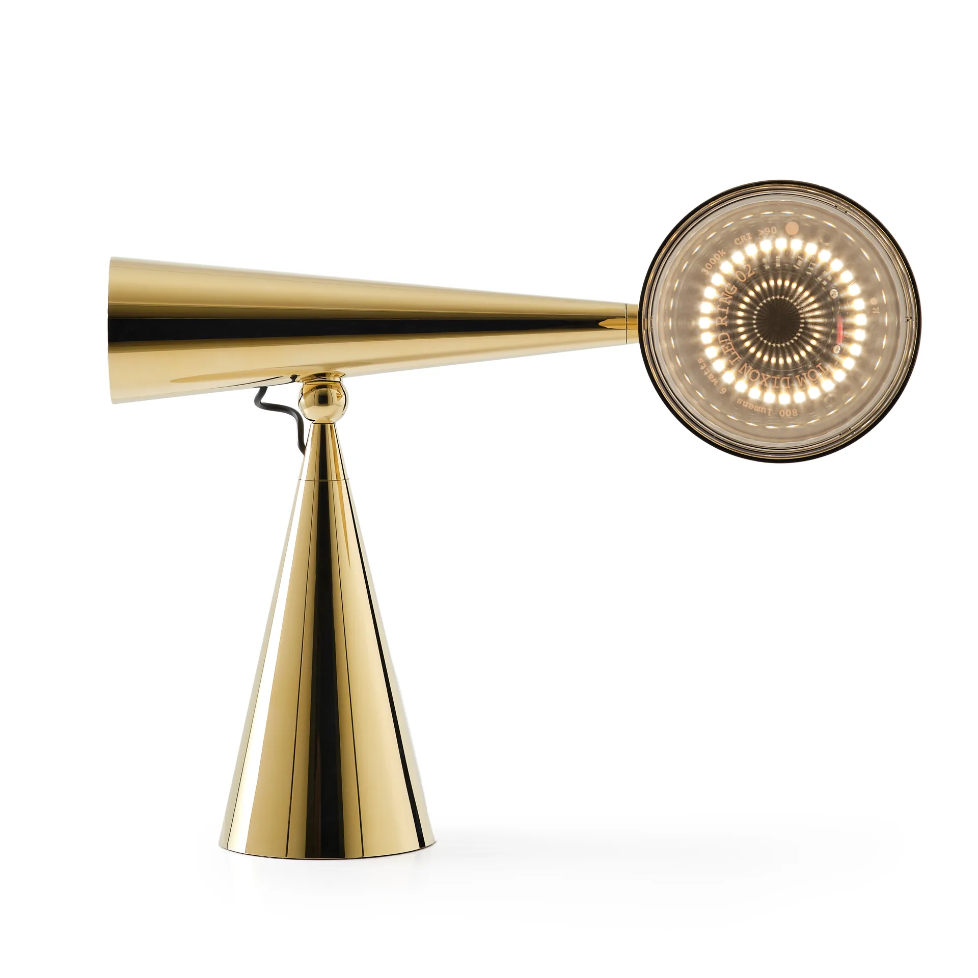 Pose Task LED επιτραπέζιο φωτιστικό, Gold Tom Dixon