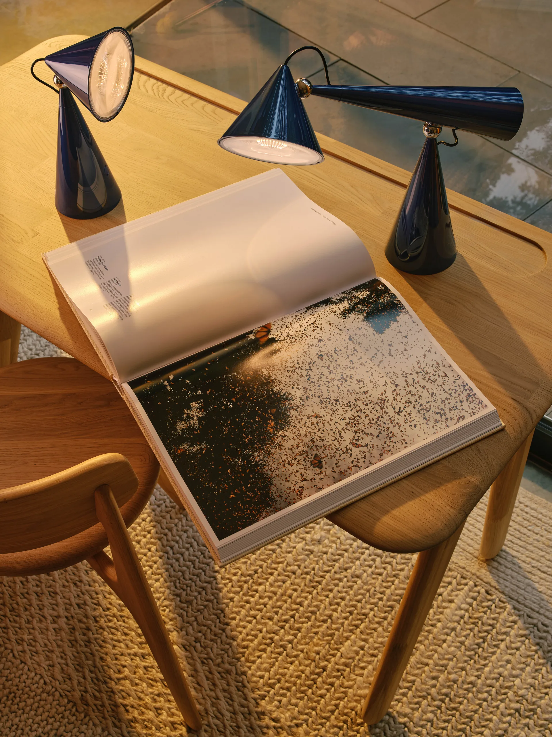 Pose Task LED επιτραπέζιο φωτιστικό, Indigo Tom Dixon