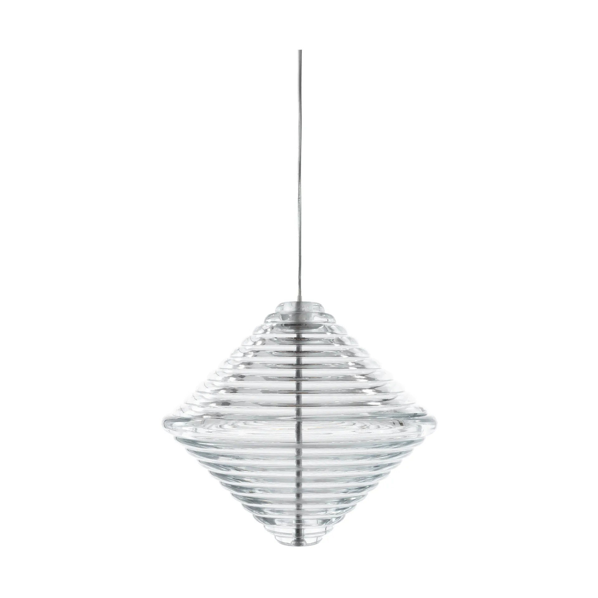 Press Cone κρεμαστό φωτιστικό LED 34 εκ., Clear Tom Dixon