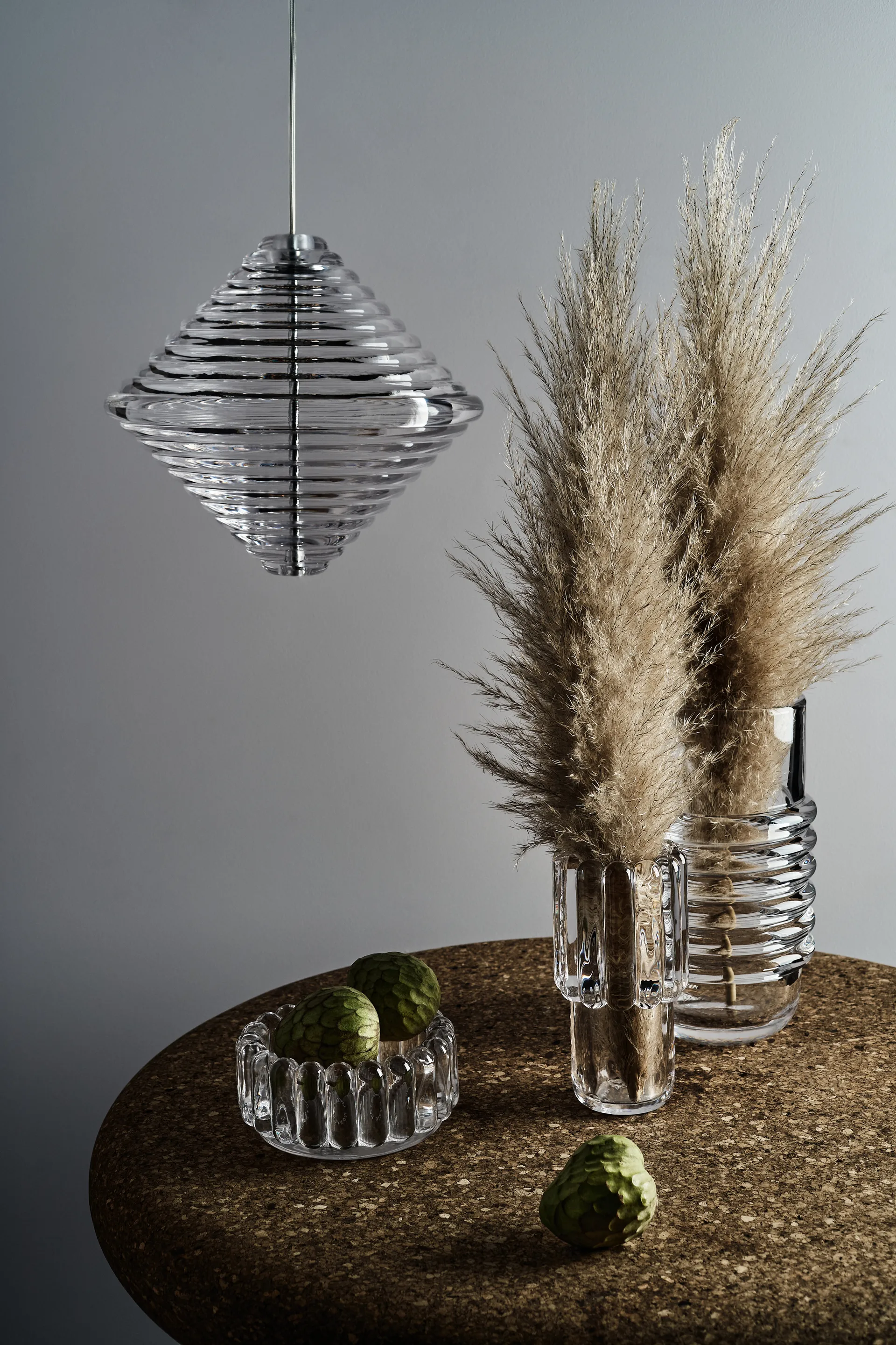 Press Cone κρεμαστό φωτιστικό LED 34 εκ., Clear Tom Dixon