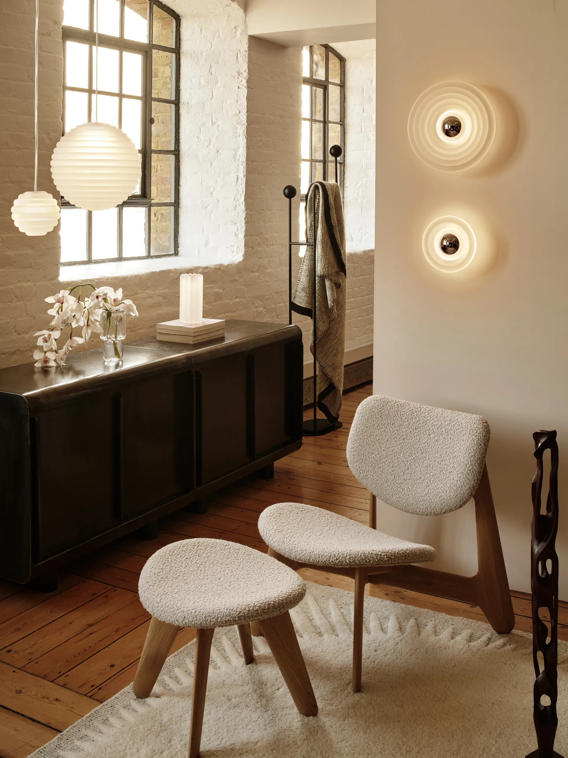 Press Sphere φωτιστικό LED Ø30 cm, Frosted Tom Dixon