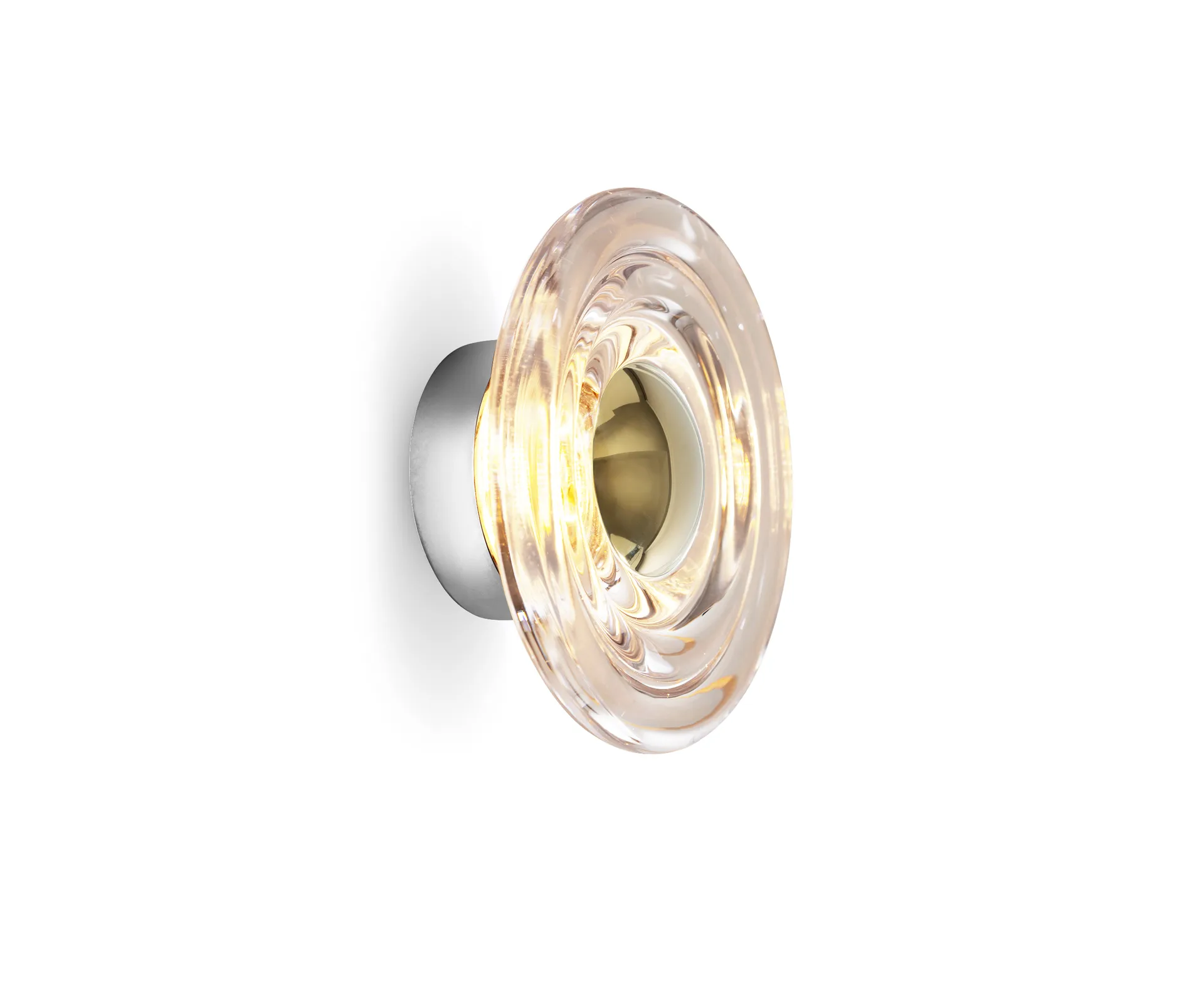 Press Surface επιτοίχιο φωτιστικό mini LED 21,5 cm, Clear Tom Dixon