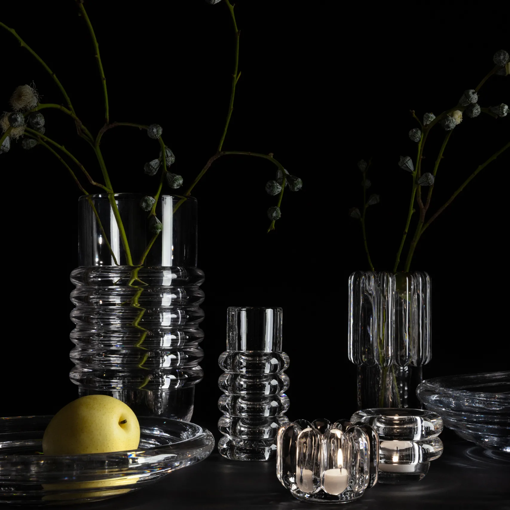 Press φανάρι κάθετο, Διαφανές Tom Dixon