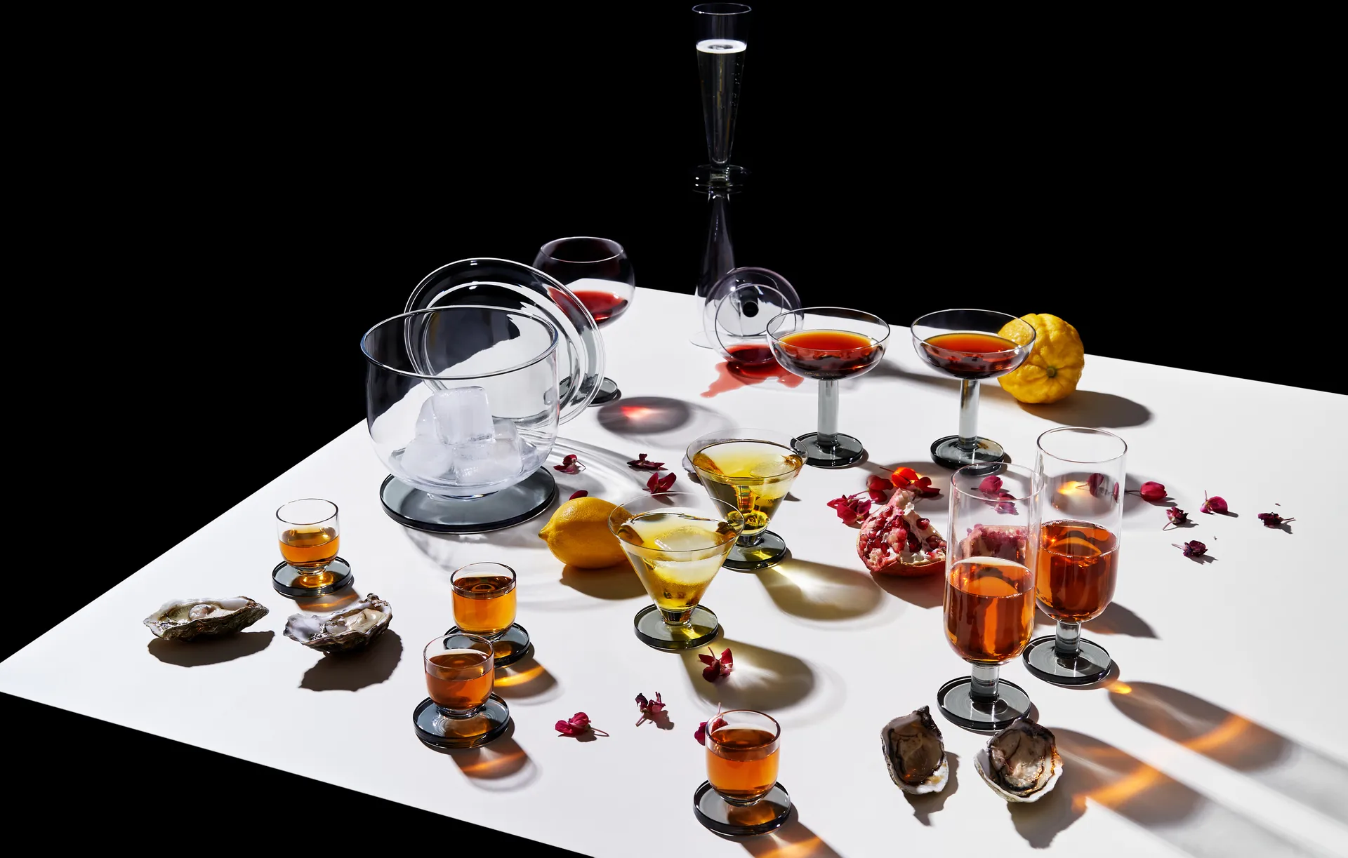 Ποτήρια Puck 5 cl 4 τεμάχια, Clear Tom Dixon