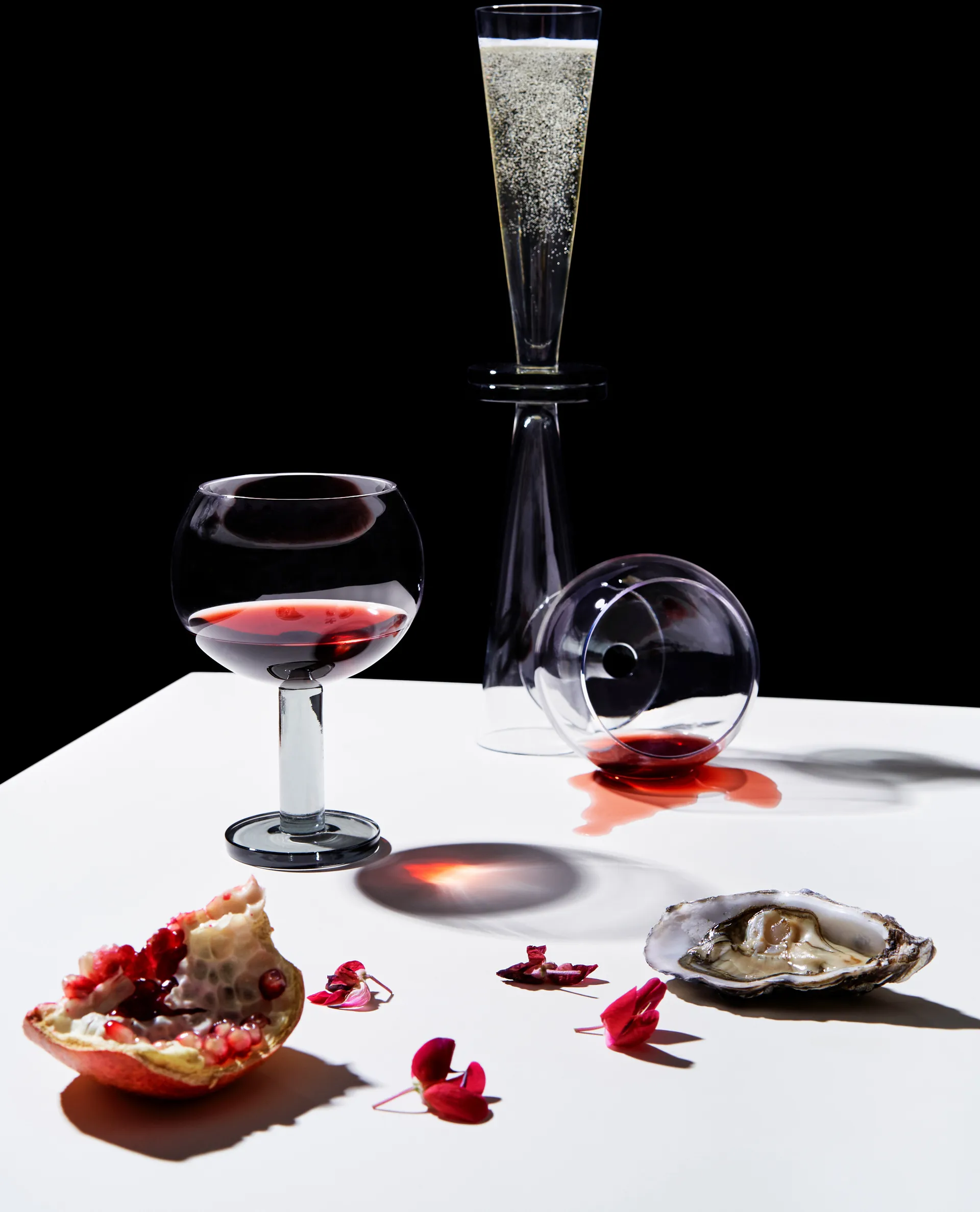 Puck Balloon ποτήρι με βάση 45 cl 2-pack, Clear-smoke Tom Dixon