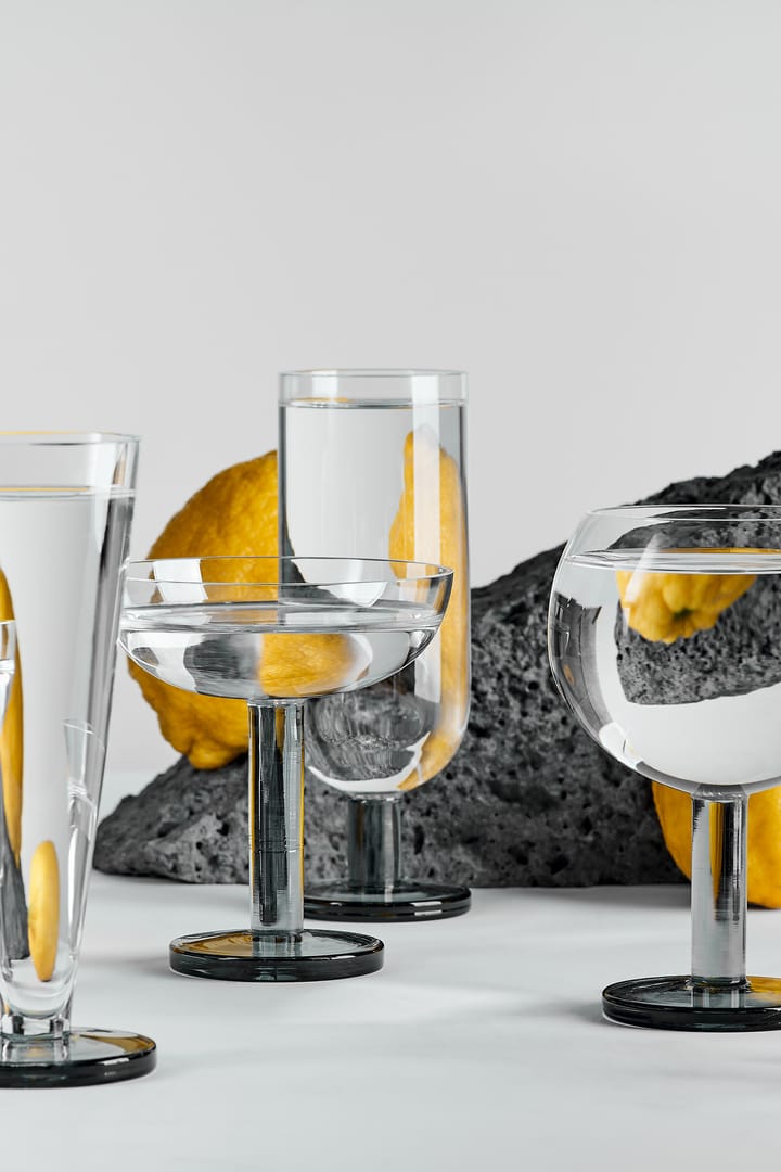 Puck Balloon ποτήρι με βάση 45 cl 2-pack, Clear-smoke Tom Dixon